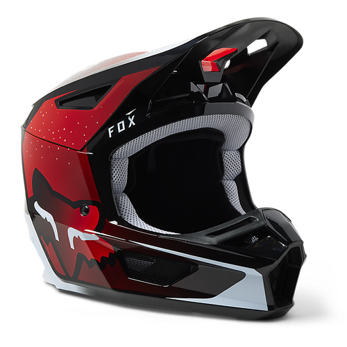 Fox V2 Vizen ECE Helmet - Fluro Red