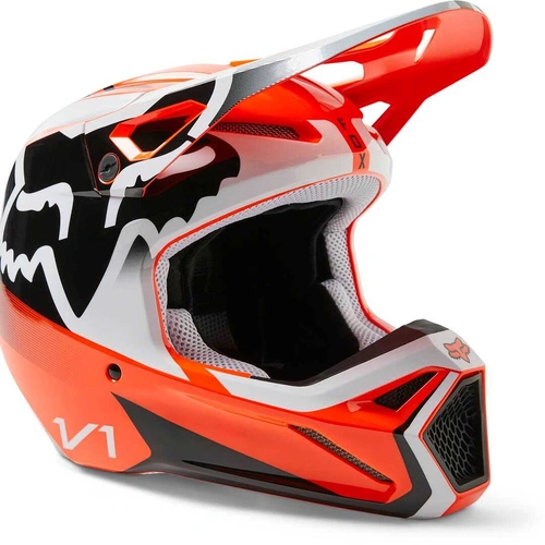 Fox V1 Leed Helmet - Fluro Orange