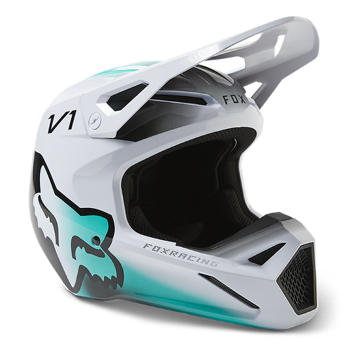 Fox V1 Toxsyk DOT/ECE Helmet - White