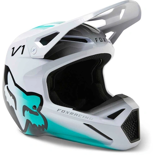Fox V1 Toxsyk Helmet - White