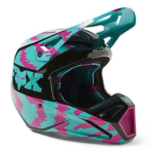 Fox V1 Nuklr DOT/ECE Helmet - Teal