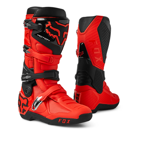 Fox Motion Boot - Fluro Red