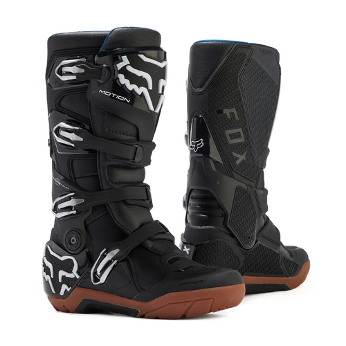 Fox Motion X Boot - Black/Gum - 10.5 - SKU:FO2968354610H