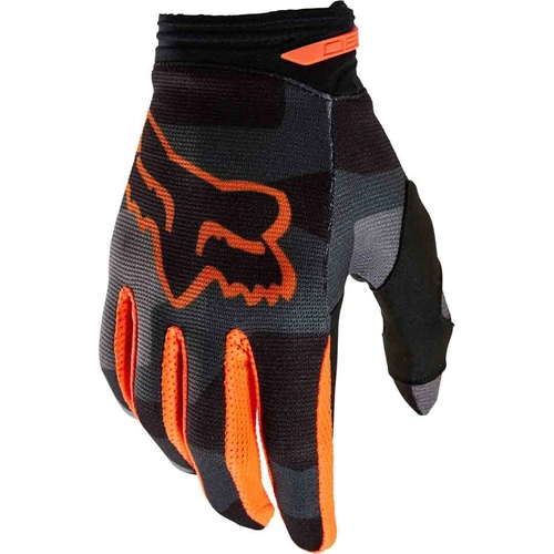 Fox 180 Bnkr Glove - Grey/Camo - 2XL - SKU:FO296870332X