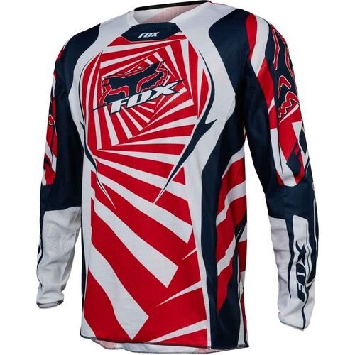 Fox 2023 180 Goat Youth Jersey - Navy/Red/White - L - SKU:FO29714007L