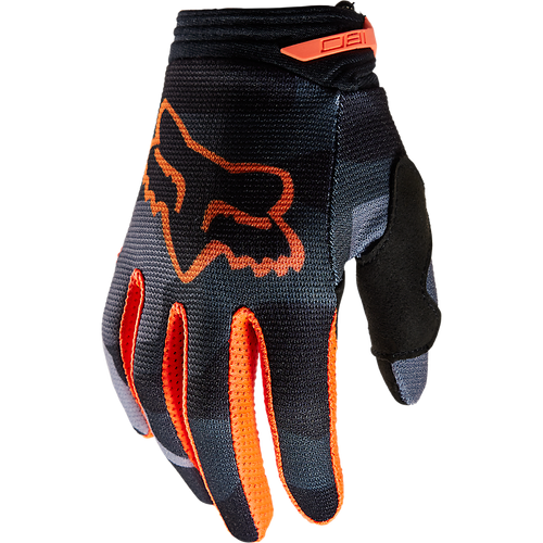Fox Youth 180 Bnkr Glove - Grey/Camo