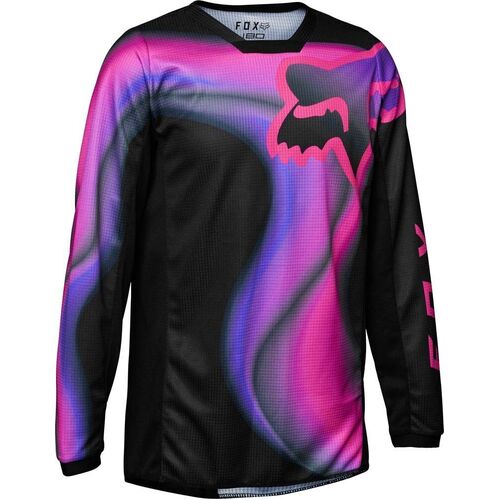 Fox 2023 Girls Youth 180 Toxsyk Black Pink Jersey
