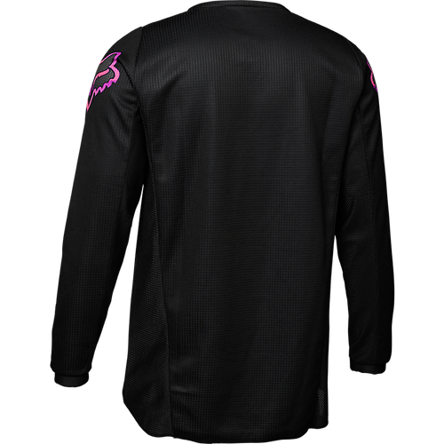 Fox Youth Girls Blackout Jersey - Black/Pink