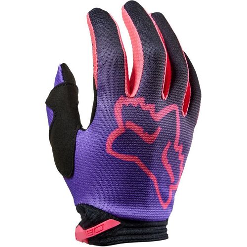 Fox 2023 Girls Youth 180 Toxsyk Gloves - Black/Pink - M - SKU:FO29756285M
