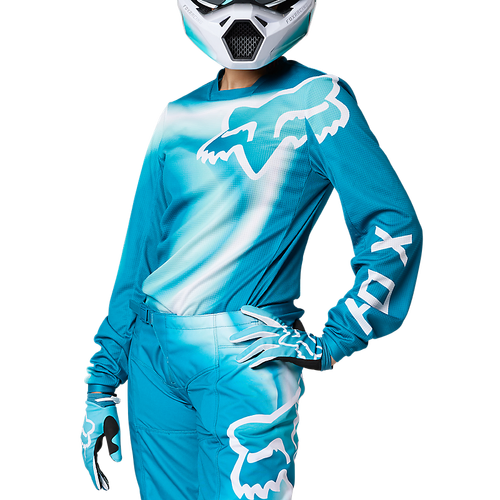 Fox Womens 180 Toxsyk Womens MX Jersey - Maui Blue