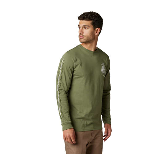 Fox Coastal Blues LS Premium Tee - Army Green