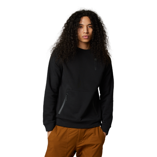 Fox Base Over Apex Dwr Crew Fleece - Black