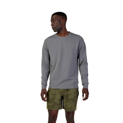 Fox Rise Crew Fleece - Pewter - 2XL - SKU:FO298450522X