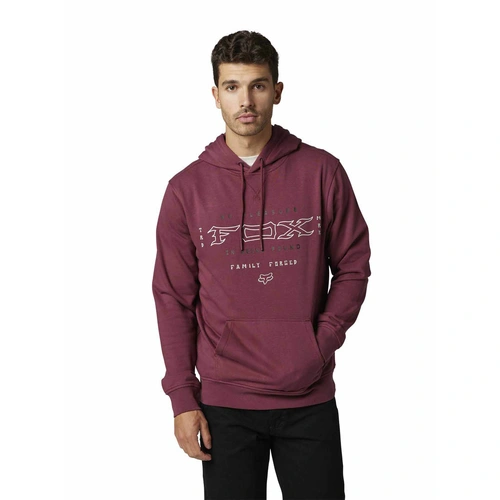 Fox Fixated Pull Over Fleece - Dark Maroon - 2XL - SKU:FO298572992X