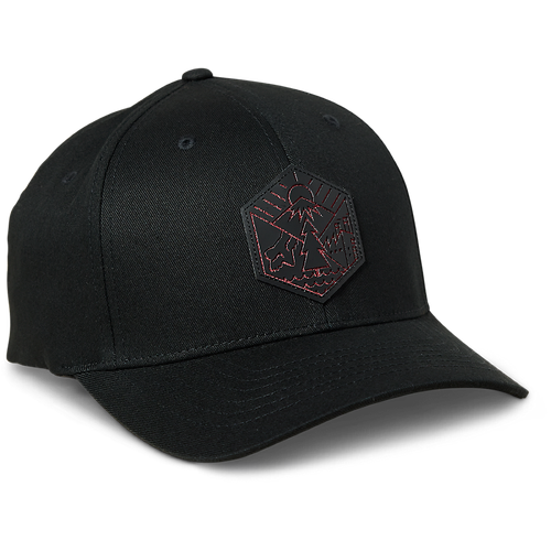 Fox Caveaut FlexFit Hat - Black - L/XL - SKU:FO29905001LXL