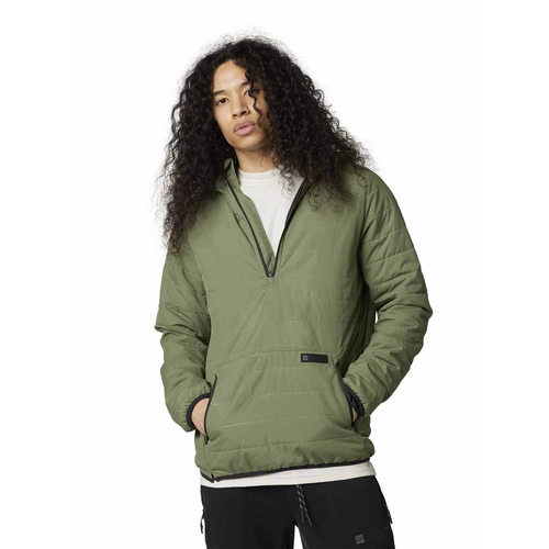 Fox Howell Hooded Puffy Anorak - Army Green