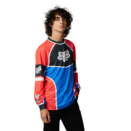 Fox Bayl LS Jersey - Fluro Red