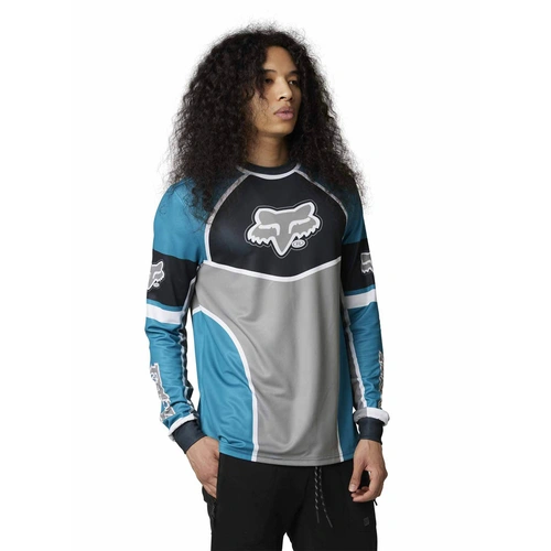 Fox Bayl LS Jersey - Maui Blue - 2XL - SKU:FO299565512X