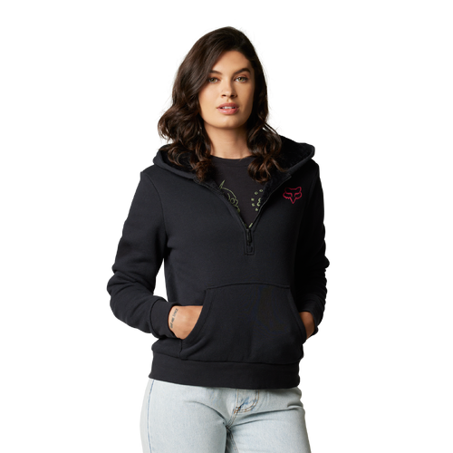 Fox Foxhead Sasquatch Womens Fleece - Black
