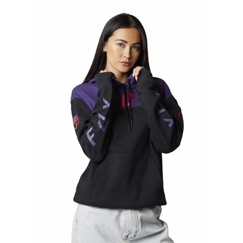 Fox Fgmnt Womens Pullover Fleece - Black