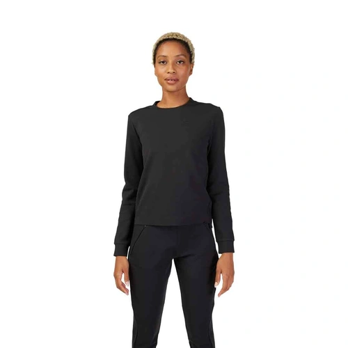 Fox Rise Womens Crew Fleece - Black - L - SKU:FO29978001L