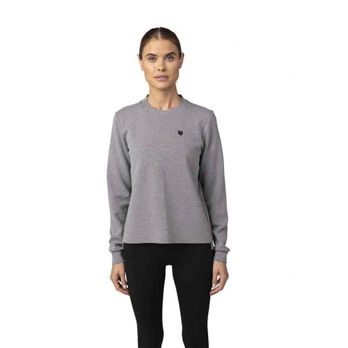 Fox Rise Womens Crew Fleece - Heather Graphite