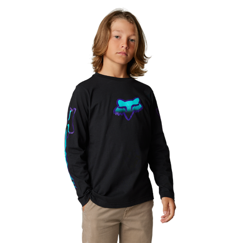Fox Youth Vizen LS Tee - Black