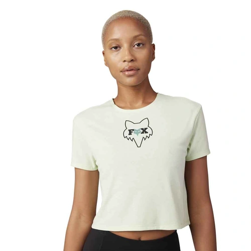 Fox In Theory Tech Womens Tee Short Sleeve - Acid Green