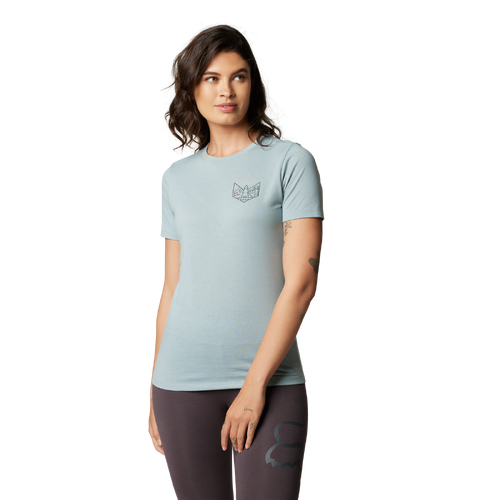 Fox Caveaut Womens Tech Tee Short Sleeve - Gunmetal