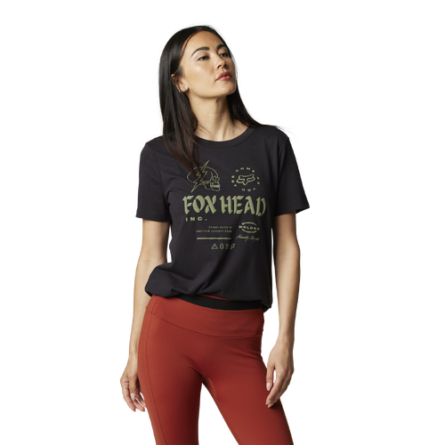 Fox Unlearned Womens Tee Short Sleeve - Black