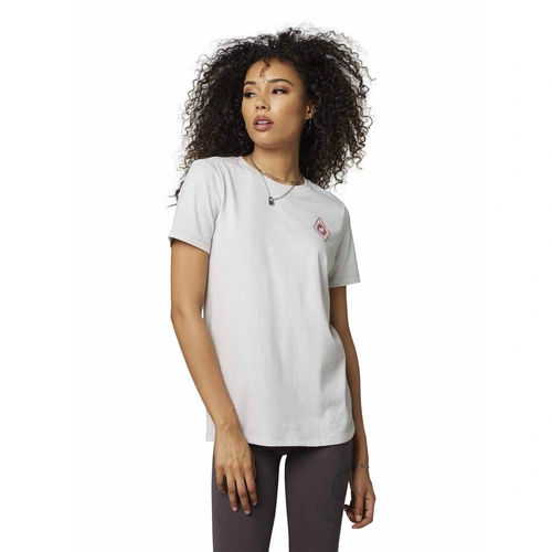 Fox Still In Womens Tee Short Sleeve - Vintage White