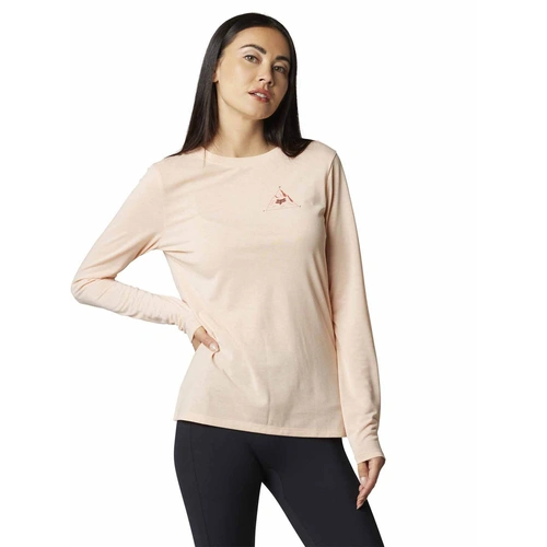 Fox Finisher Womens Tech Tee Long Sleeve - Light Pink