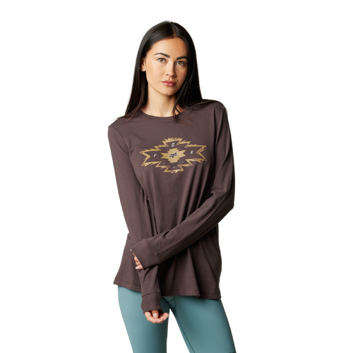 Fox Full Flux Womens Tee Long Sleeve - Purple - L - SKU:FO30022053L
