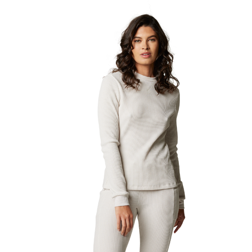 Fox High Desert Womens Thermal Top - Vintage White