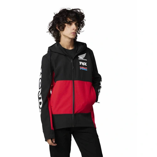 Fox Honda Pit Jacket - Flame Red - 2XL - SKU:FO301341222X