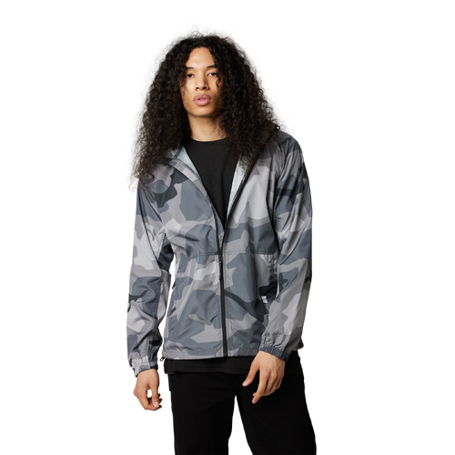 Fox Geology Camo Windbreaker - Black/Camo - 2XL - SKU:FO302062472X