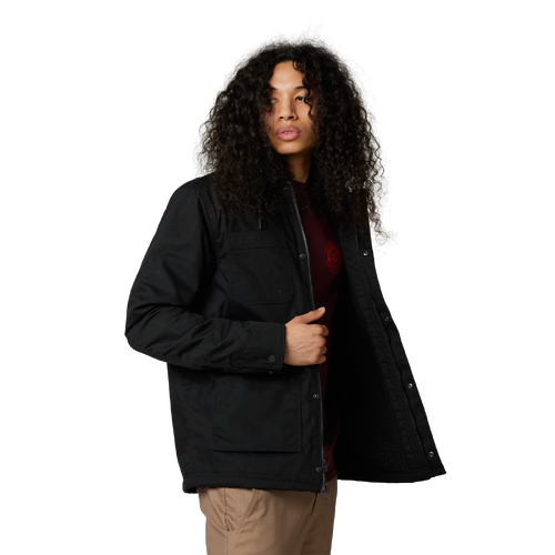 Fox Mercer Jacket - Black - L - SKU:FO30209001L