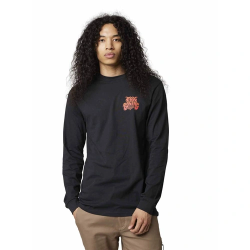 Fox Colel LS Premium Tee - Black - 2XL - SKU:FO302380012X
