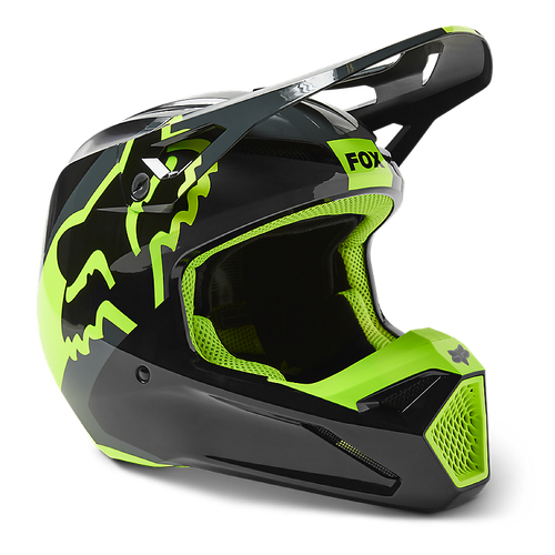 Fox V1 Xpozr DOT/ECE Helmet - Black/Grey