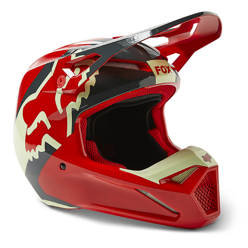 Fox V1 Xpozr DOT/ECE Helmet - Fluro Red