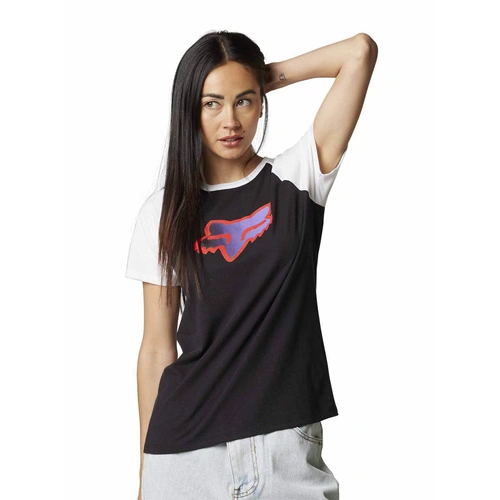 Fox Fgmnt Womens Raglan Tee Short Sleeve - Black