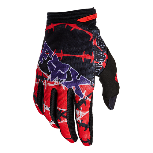 Fox 180 Barbed Wire SE Glove - Fluro Red