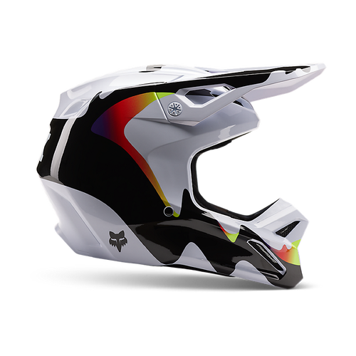 Fox V1 Kozmik Helmet - Black/White