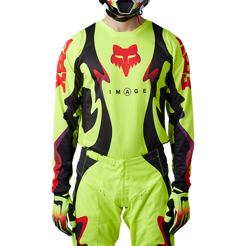 Fox 180 Kozmik Jersey - Fluro Yellow