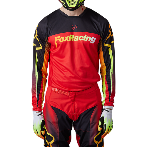 Fox 180 Statk Jersey - Fluro Red
