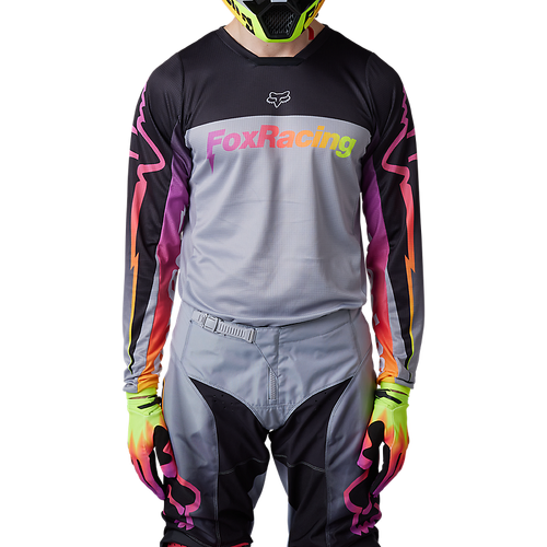 Fox 180 Statk Jersey - Steel Grey