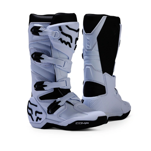 Fox Youth Comp Boot - White - 2 - SKU:FO304710082