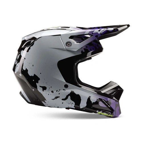 Fox Youth V1 Morphic Helmet - Black/White - S - SKU:FO30483018S
