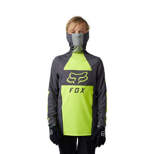 Fox Youth Ranger Drive Krux Jersey - Fluro Yellow