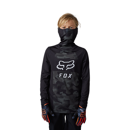 Fox Youth Ranger Drive Krux Jersey - Black/Camo
